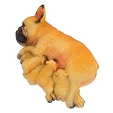 Verschönern sie : diese kleinen statuen verschönern ihren garten, puppenhaus, ihre terrasse, ihren hinterhof, ihren , ihren innenhof, ihre blumentöpfe, glasbehälter, sukkulenten und miniaturlandschaften. bulldoggenstatue für draußen, bulldoggen-gartenskulptur