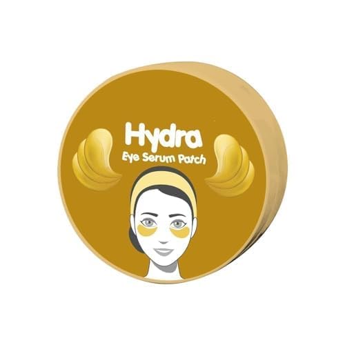 Image of Hydra Eye Serum Patch| Treats Dark Circles, Fine Lines And Wrinkles | Enriched With Collagen And Aloe Vera Extract (GOLD AND COFFEE)