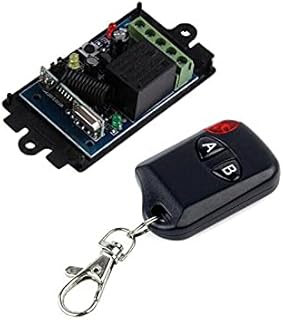 Universal DC12V 1CH 10A Relay RF Wireless Remote Control Lighting Switch System Transmitter Receiver 433mhz Power on - (Color: 315mhz)