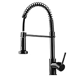 Küche Wasserhahn Mit Pull Down Sprayer Frühling Einzigen Griff Waschbecken Wasserhähne Edelstahl