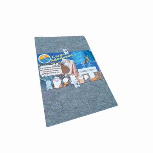 Arranhador Adesivo para Gato Protetor para Sofá e Cama Box - Carpete Premium 48 x 30 cm