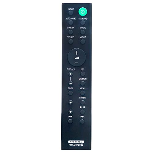 Image of RMT-AH412U Replacement Remote fit for Sony Home Theatre System HT-S20R HT-S500RF HT-S700RF SS-S20R SA-WS20R SS-SS20R SA-WS500RF SS-SS500RF SS-S500RF SS-SS700RF SS-S700RF SA-WS700RF