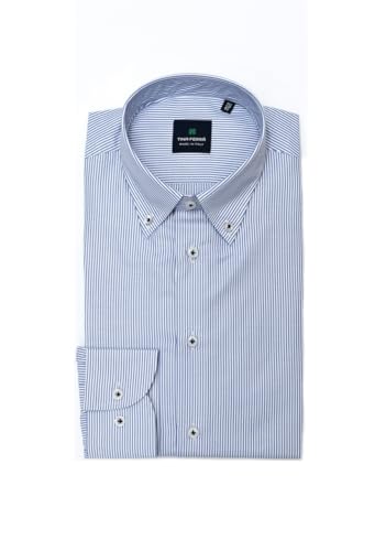 Tina Ferrà Camicia Uomo a Righe Uomo Elegante Regular Camicia