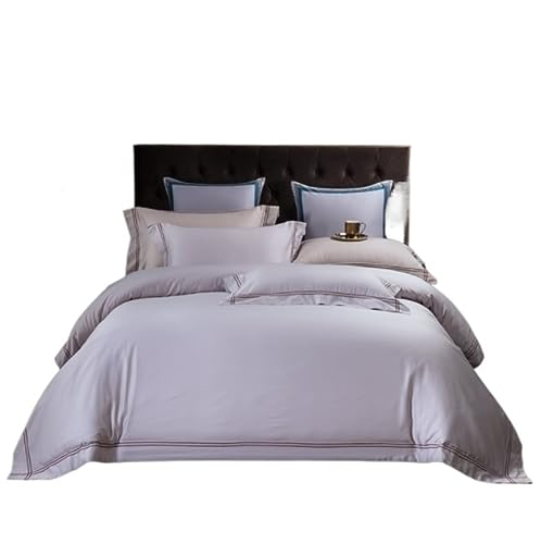 Linge de lit brodé coquette ensemble de couette haut de gamme en coton doux
