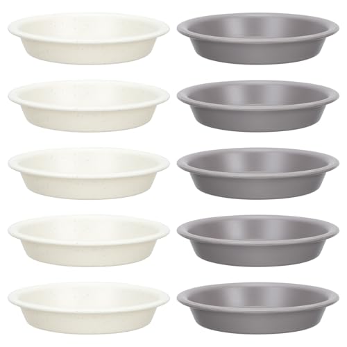 Anneome 10個 加厚製花盆托? 変形防止 耐色褪せ 園 バルコニー用多肉植物 盆栽鉢底トレイ 土の漏れ防止で清潔キープ