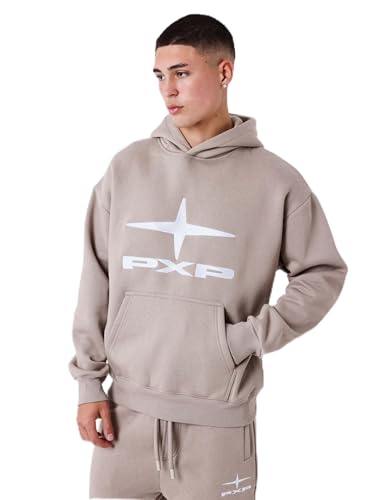 Project X Paris Kapuzenpullover Polaris Basic, taupe, XXL