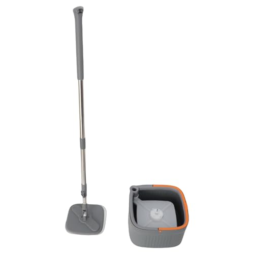 Vadrouille rotative microfibre balai à essorage automatique pour sol net - 3