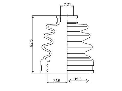 セイケン(Seiken) ドライブシャフトブーツキット SB183 600-00183