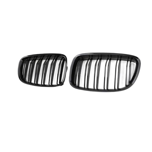 Parrilla de parachoques delantero 5 Series GT F07 2010-2015, rejilla doble línea estilo coche
