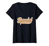 Photo Gallery donna athletic first name daniel team daniel cool orange font maglietta con collo a v Photo Gallery donna athletic first name daniel team daniel cool orange font maglietta con collo a v