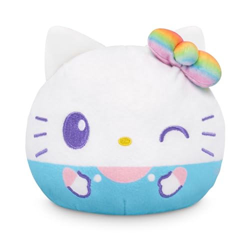 Image of TeeTurtle Reversible Sanrio Hello Kitty Rainbow 4 Inch Flip Plush