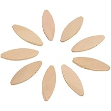 Wood Joining Biscuits, 100pcs Wood Biscuit Joiner Docking Tool, Joiner Accessories for Wood Working, 0# 10# 20# Wood Biscuits for Tighter Glue Adhesion, Better Joint Stability 0#