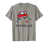 Hace 30 años de matrimonio, bonito diseño con vehículo de coche de boda con latas. Celebra tu vida de amor y matrimonio con este divertido diseño para tu aniversario. Perfecto para bodas, fiestas de matrimonio con familiares y amigos.