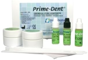Oral Care โ Self Curing Adhesive โ 5 gr x 5 gr Kit โ Mixing Pads & Spatulas Included