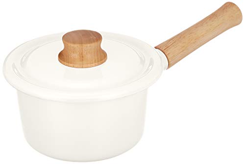 Fuji Hollow CTN-14M.W Milk Pan, Cotton Series, White, 5.5 inches (14 cm)