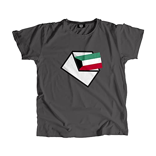 T-shirt Koweït Mail pour homme et femme en coton confortable