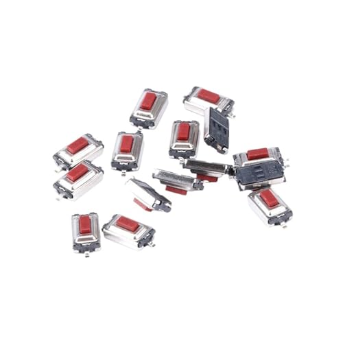 Interrupteur bouton rouge 3X6X2.5MM SMD micro switch tactile pour circuit imprimé