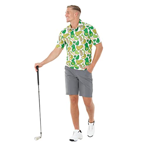 Image of Royal & Awesome Funny Golf Shirts for Men, Mens Golf Shirt, Crazy Golf Shirts for Men, Fun Golf Polos for Men, Mens Polo Golf