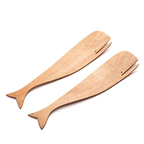 Ironwood Gourmet Salad Servers, Medium, Brown #TOP1