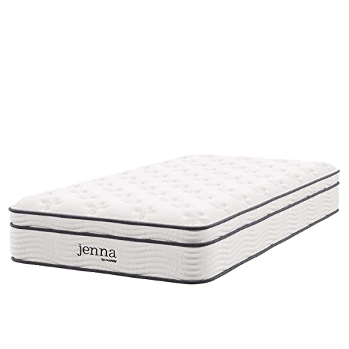 Modway Jenna 10” Innerspring and Memory Foam Twin Mattress...