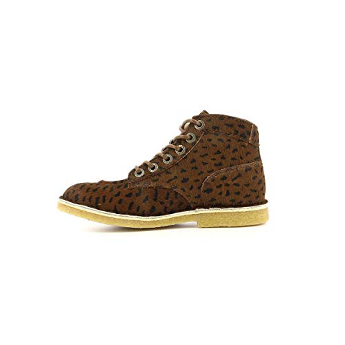 Bottillon femme Kickers Legend avec lacets ajustables et semelle crantée robuste - 4