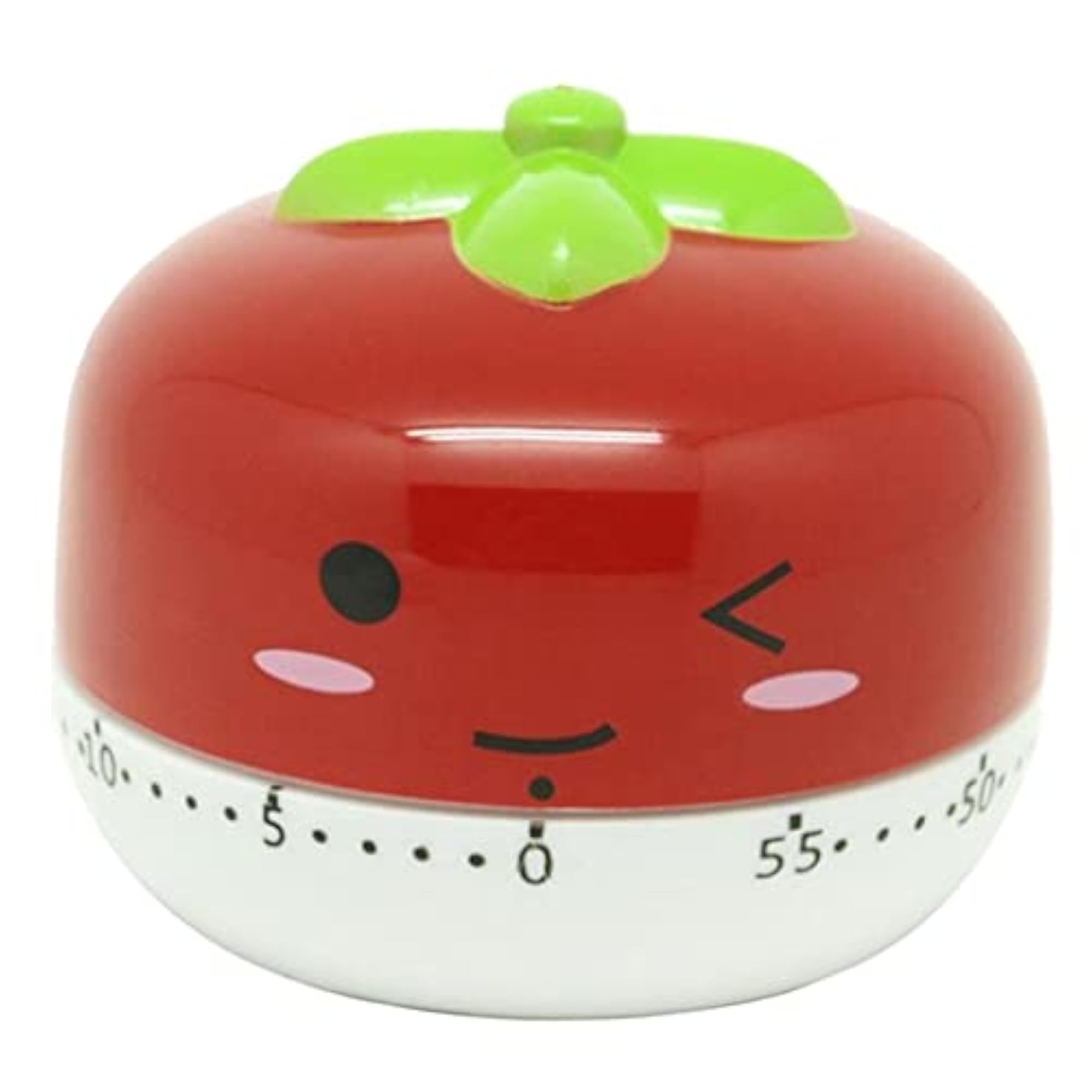Cute Cartoon Mechanical Kitchen Timer Clock, Red