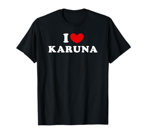 Photo de I Love Karuna, J'Aime Karuna T-Shirt