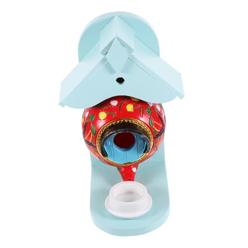 Image of BESPORTBLE Chasho Tokuya Teapot Bird House Hanging Bird Feeder Garden Decor and Patio Use