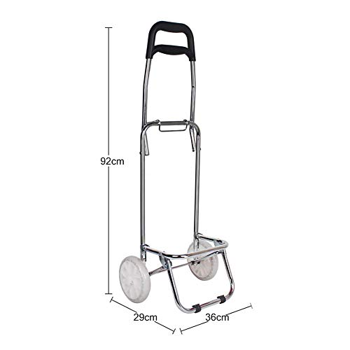 Carrito portátil multifuncional plegable con ruedas de PU miniatura 2