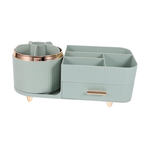 Organisateur de maquillage rotatif pour coiffeuse toujours impeccable