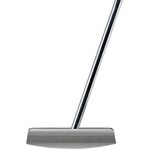 Bell II N-410 No-Offset Center Shaft Jumbo/Oversize Blade Golf Putter + Winn Dri-Tac Dark Gray Standard Grip | Made in USA