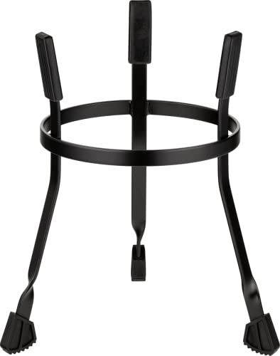 Nino Percussion Conga Basket Stand - Instrument Stand for 9-inch Congas - Powder-Coated Steel, Black (NISTAND-09)