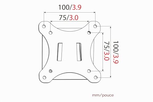DIGITUS Support Mural pour écran – 32 po / 81 cm – Charge maximale 18 kg – vue 6