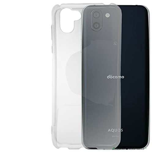 BabbleCom AQUOS R2 SH-03K SHV42 �Ή� �P�[�X �J�o�[ �A�N�I�X �X�}�z �Ռ��z�� ���� �N���A �V���R�� �\�t�g�P�[�X TPU �ϏՌ� �ی�