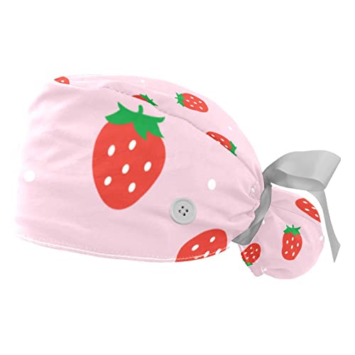 Chapeaux de travail pour hommes évitant les cheveux rebelles : 2 calots fraises