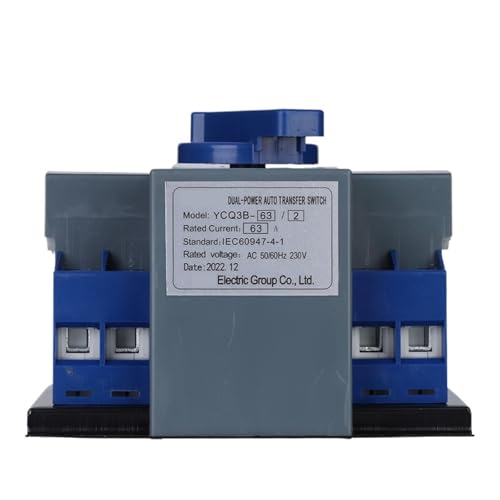 Inverseur automatique ATS 4P 63A triphasé à double alimentation AC 400V robuste