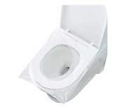 Sie sind im Taschenformat, leicht, zum Einmalgebrauch und passen über einen Standard-Toilettensitz.