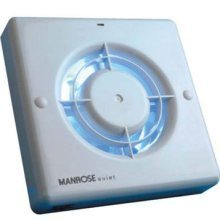 Manrose QF100H 4-inch Quiet Extractor Fan with Integral Humidistat and Timer