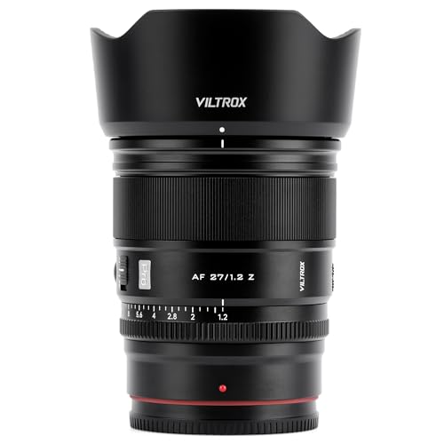 Image of VILTROX 27mm f /1.2 Z Lens, 27mm F1.2 Z Mount Lens for Nikon Z30 Z50 Zfc Z8 Z9 ZF Z6ii (Z Mount Prime APS-C Lenses)