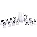 Décanteur de verre du zodiaque chinois 13 pièces ensemble (1 carafe + 12 tasses) Set de cadeau de vin liqueur en verre sans plomb Set 429ml Decanter 29ml Verre à vin