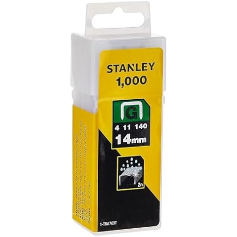 Stanley Heavy-Duty 14mm Staples for Various Uses Cover