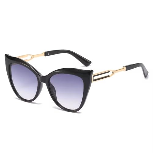 Luxury Cat Eye Sunglasses for Women, UV400 Protection- 7 Colours Available! (Black)