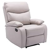 Cooexult Manual Recliner Chair for Adults, Small Chair Recliner with Waterproof Fabric for Living Ro