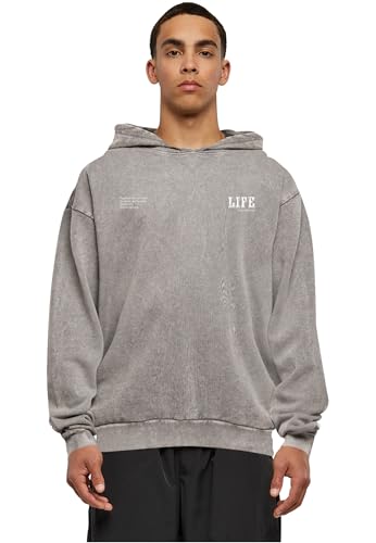 Sweat-shirt à capuche homme oversized hoodie confortable en coton délavé