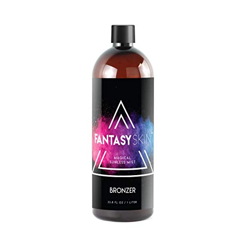 Tan Inc FantasySkin Magical Sunless Tanning Mist Airbrush and Booth Bronzer Solution, 33.5 Fl Oz
