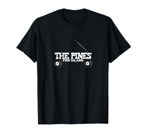 Las vacaciones de verano del carro rojo de la isla de fuego de los pinos FI LI NY Camiseta