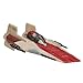 Star Wars Micro Galaxy Squadron A-Wing - 3-Inch Light Armor Class Vehicle with 1-Inch Micro Figure Accessory
