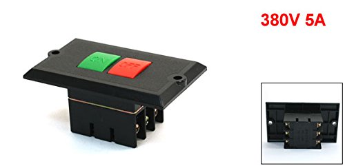 Sourcingmap - 380v 5a sul motore/off 2p start-up