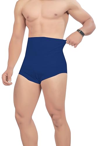 Image of MIZUNA Men's Microfiber Waist Cincher Body Shaper Seamless Tummy Tucker Panty Shapewear Waist Slimming Shaper Briefs