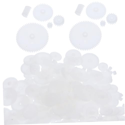 BESTonZON Educational Gears Plastic Gear Bag for Boys and Girls Car Robot Building Handcrafts Random Color